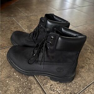 Timberland Black Nubuck Boots